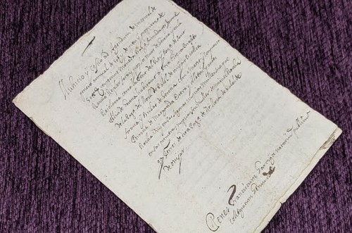 Documento originale palol - originale, di