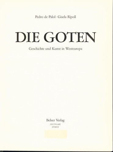 Die goten geschichte - und, kunst